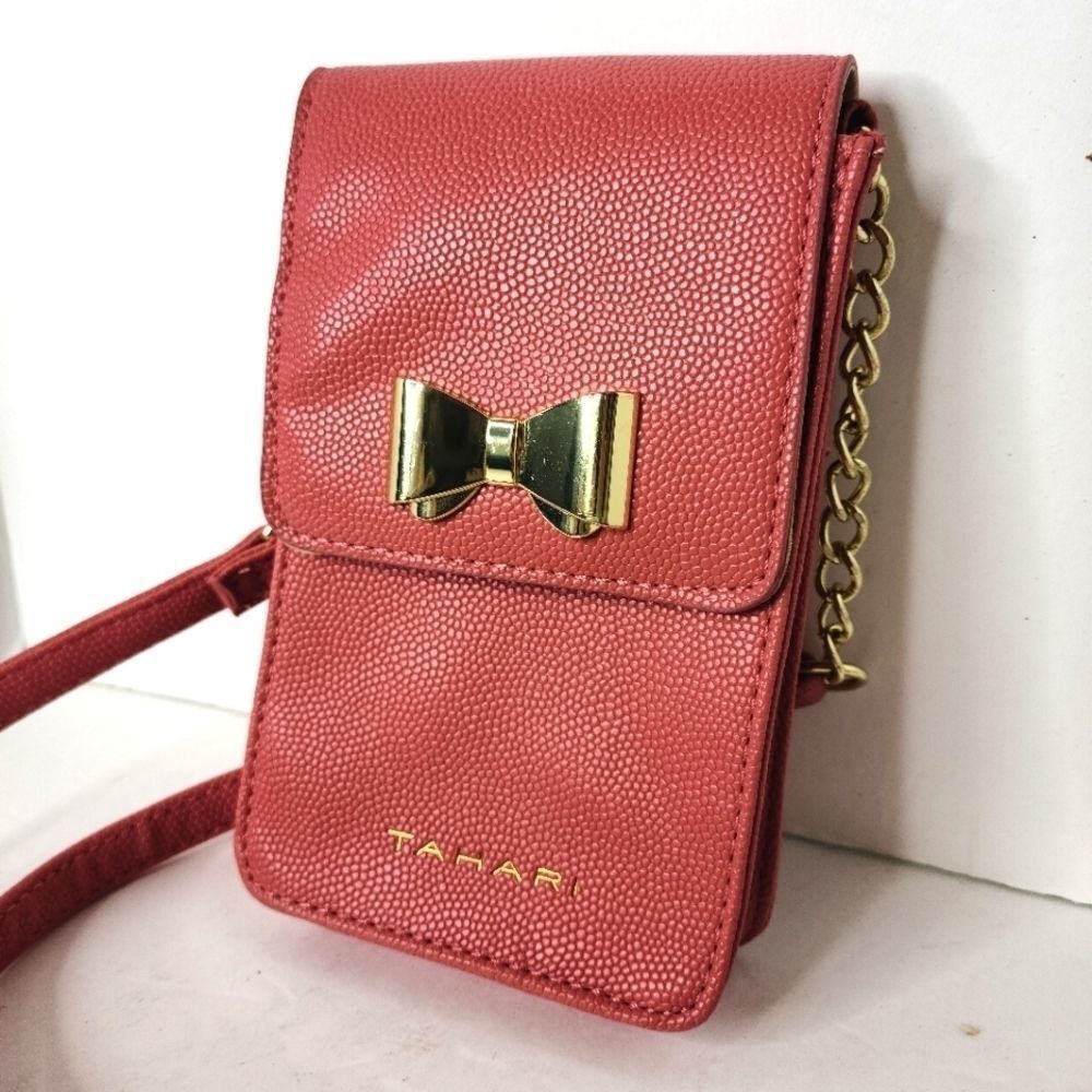 Tahari Coral Crossbody Bowtie Bag - Picture 2 of 8